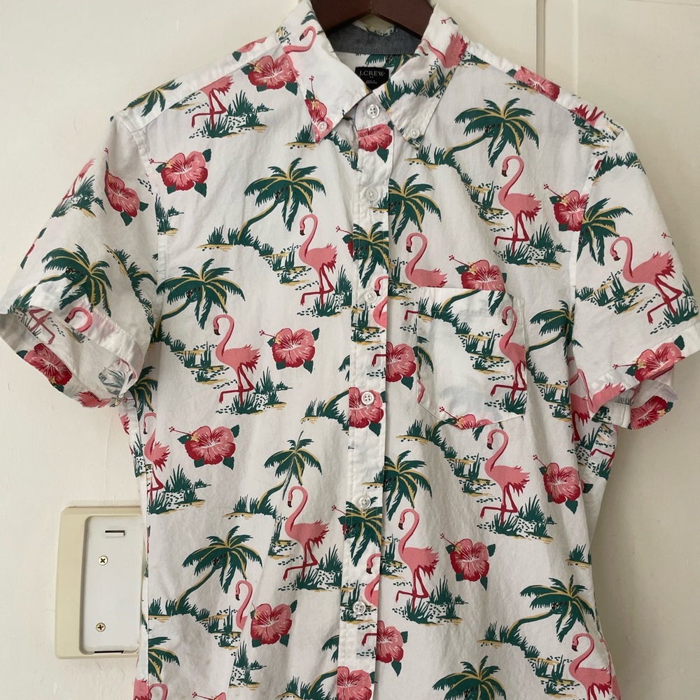 Flamingos & Palms